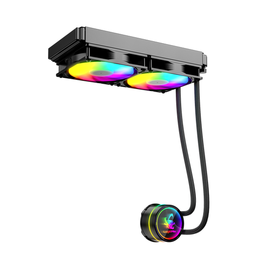 LP Gaming RGB Watercooler Black 240mm