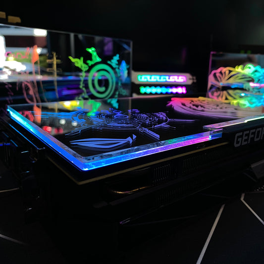 Custom RGB GPU Backplate