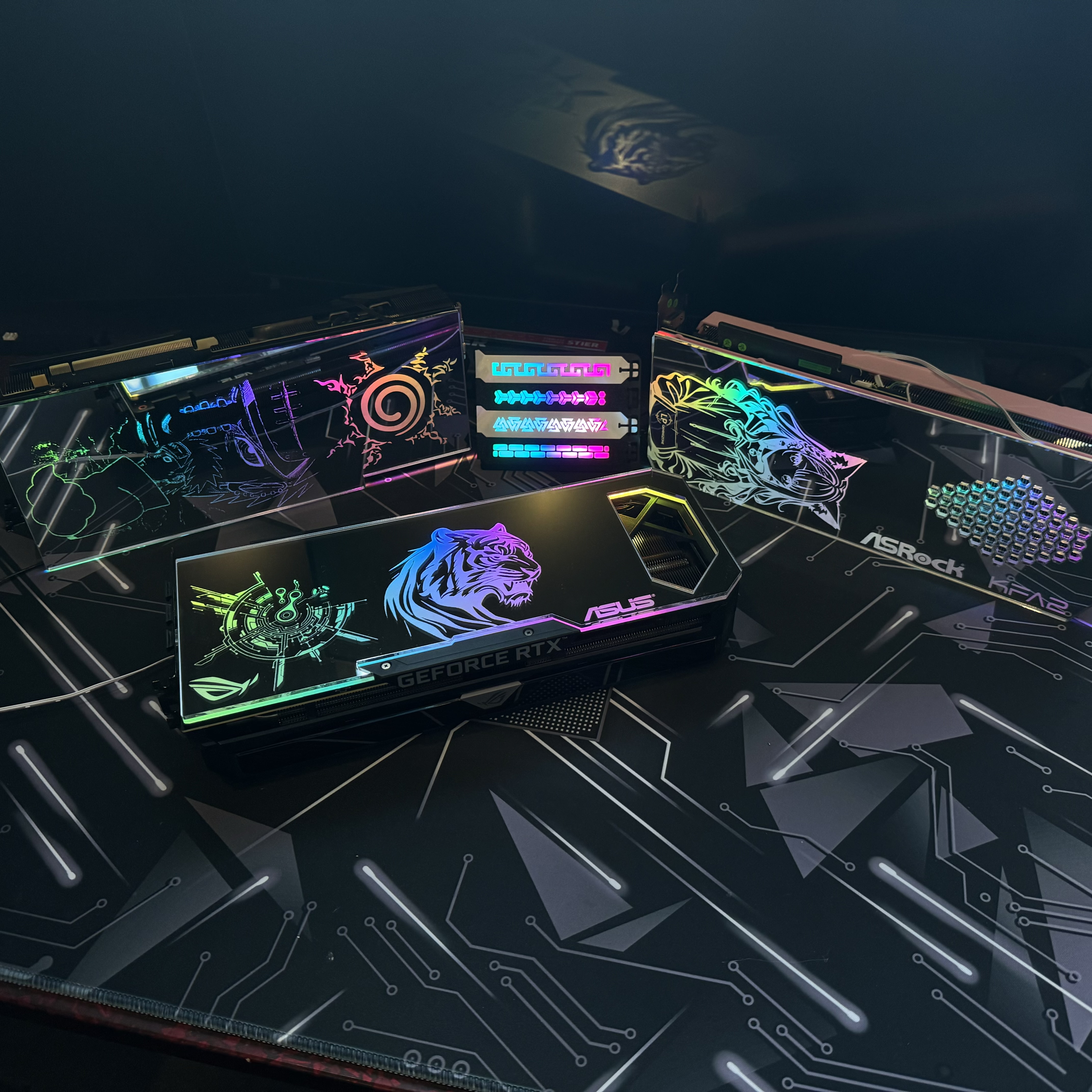 Custom Gpu Design Custom RGB GPU Backplate | SW10076