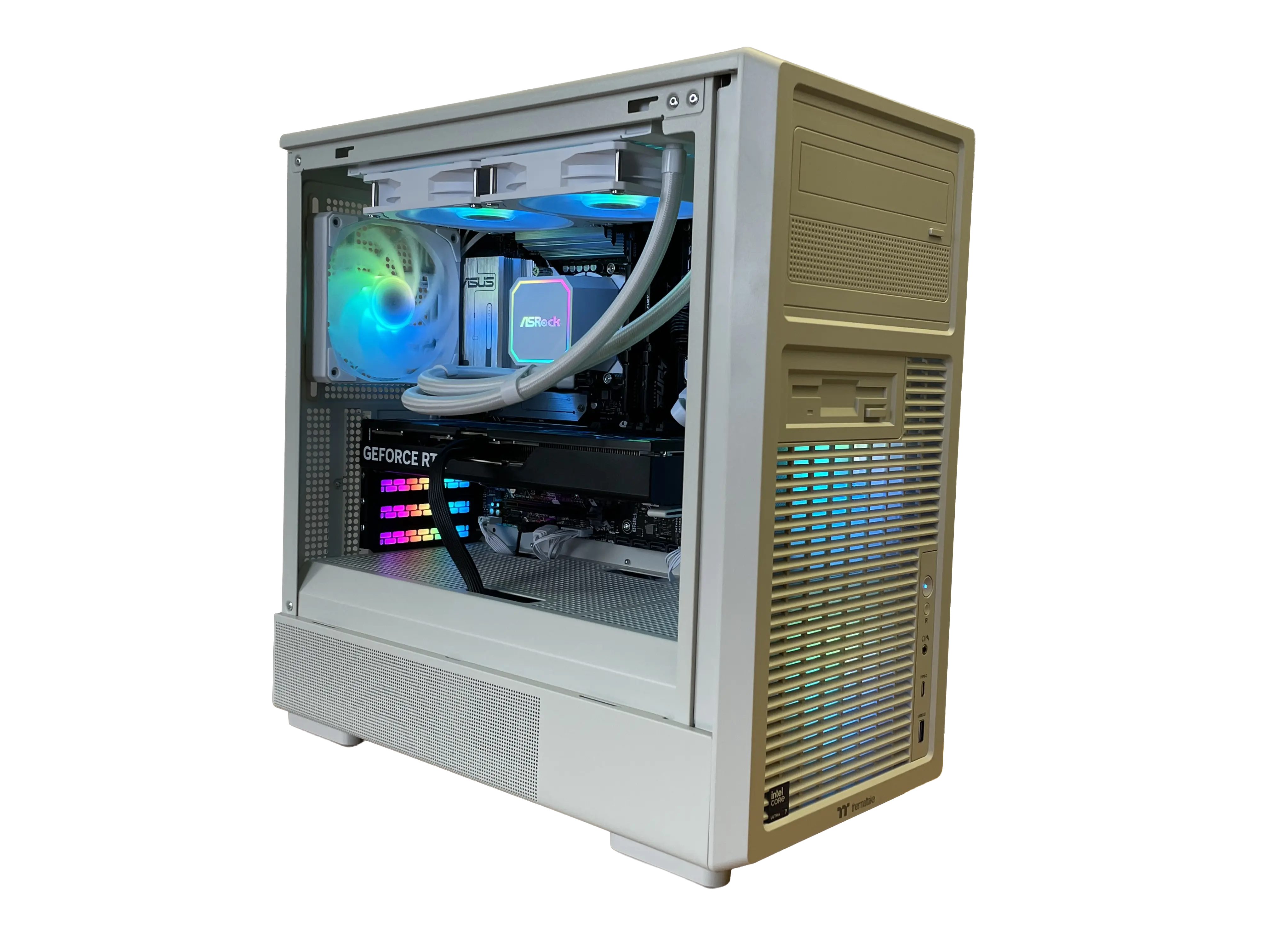 Gaming PC Core Ultra 5 225F + RTX 5060 TI | Retro "Mirco"