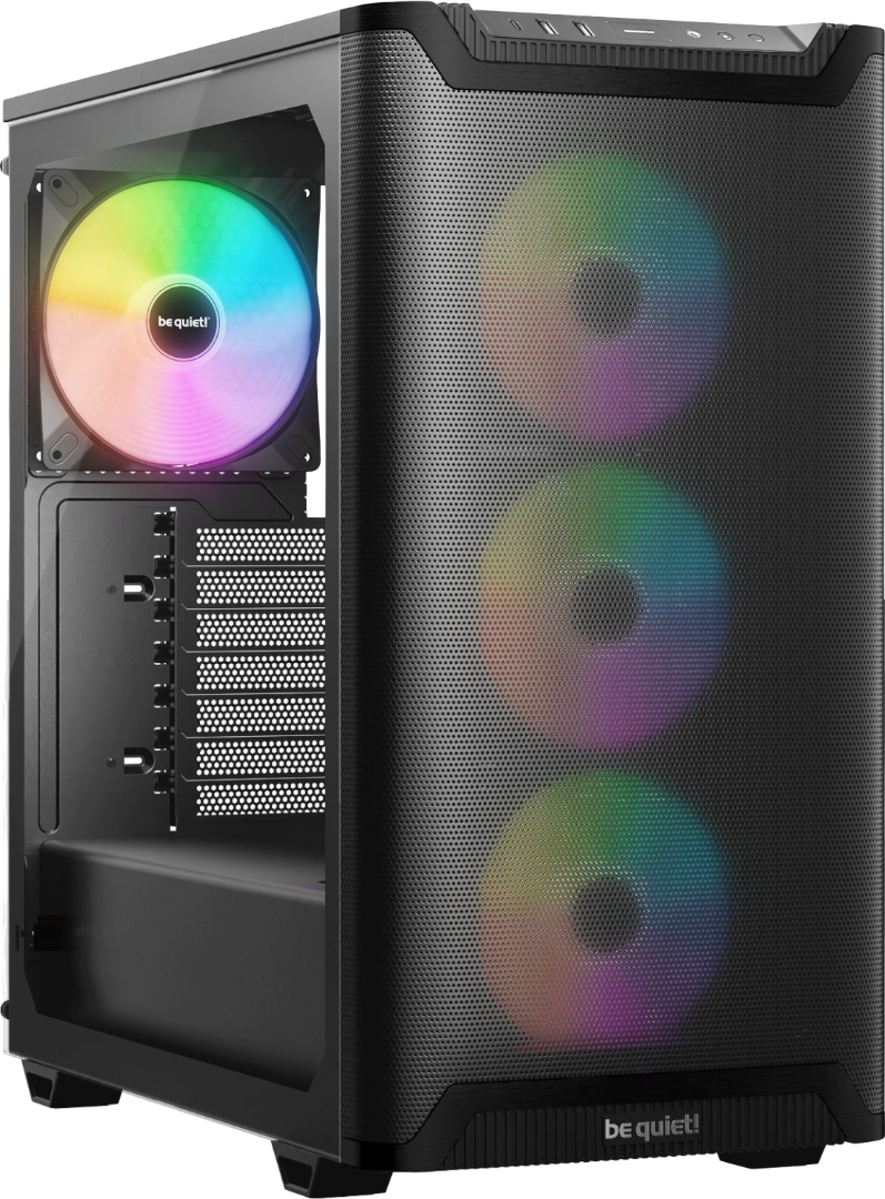 be quiet! Pure Base 501 LX Black, Glasfenster be quiet! Pure Base 501 LX Black, Glasfenster