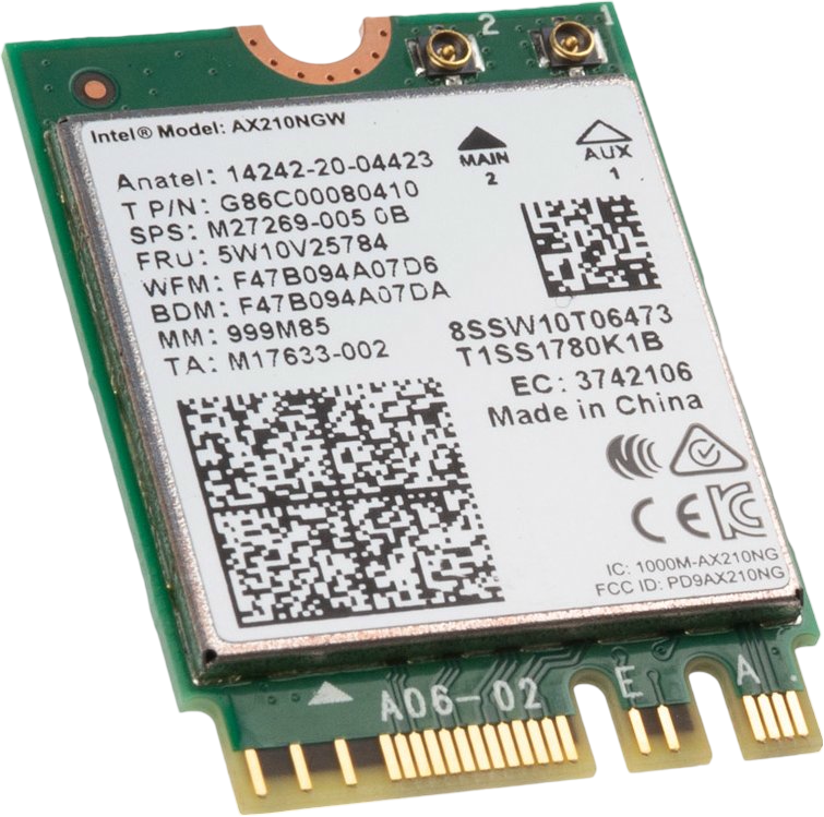 Intel Wi-Fi 6E AX210